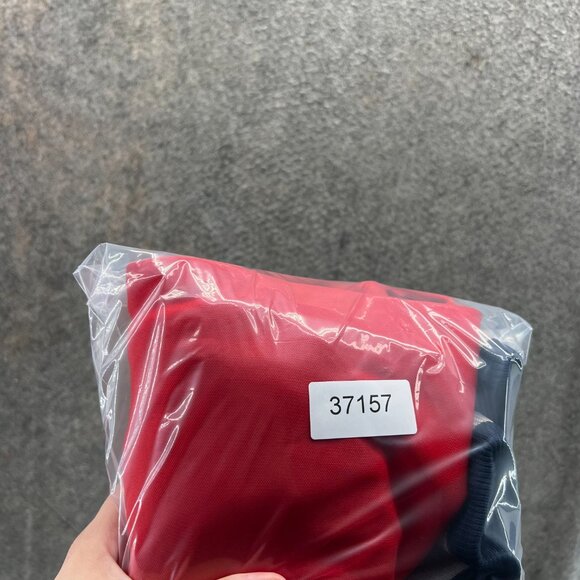 Nike Brooklyn Nets Pants Mens XXL Red Blue Trim NBA Warm Up Athletic Team Sports - Picture 9 of 9